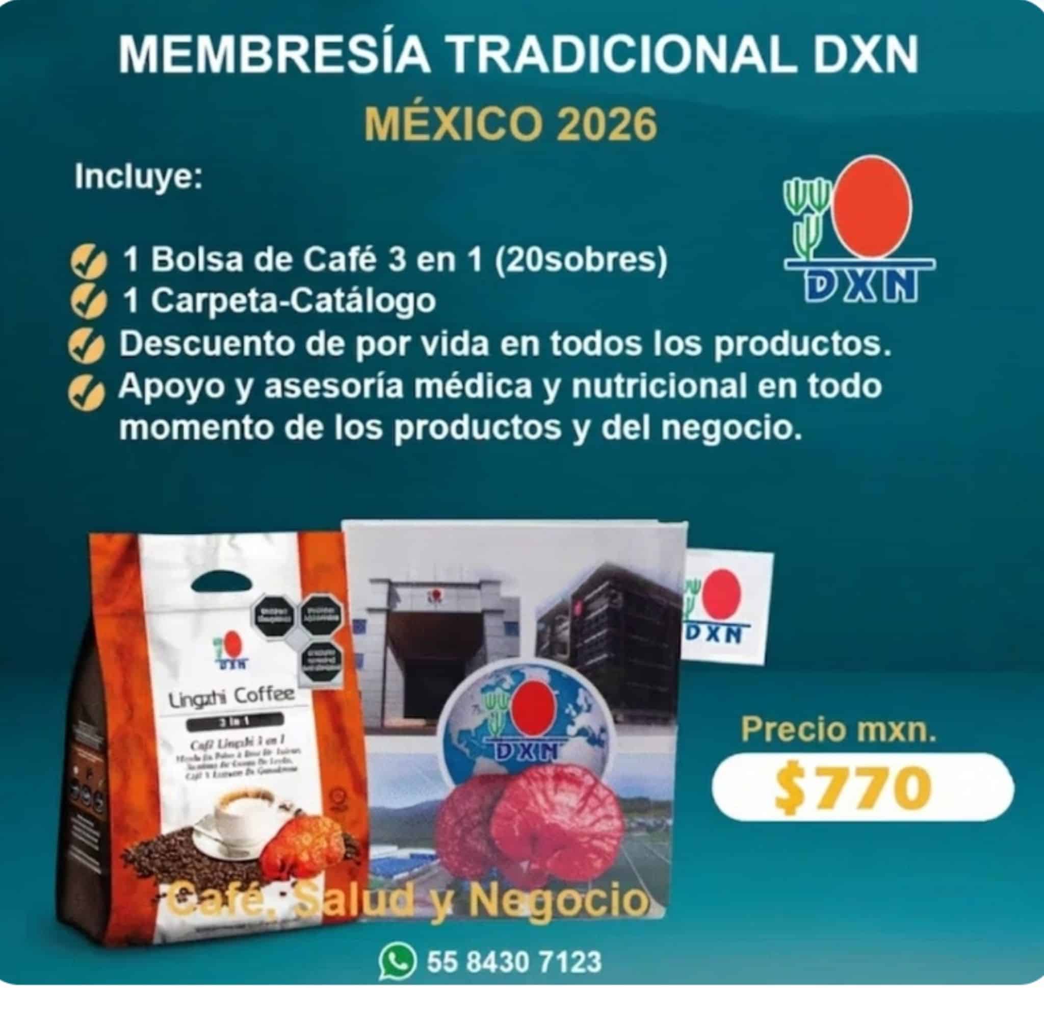 MEMBRESÍA DXN MEXICO 2026